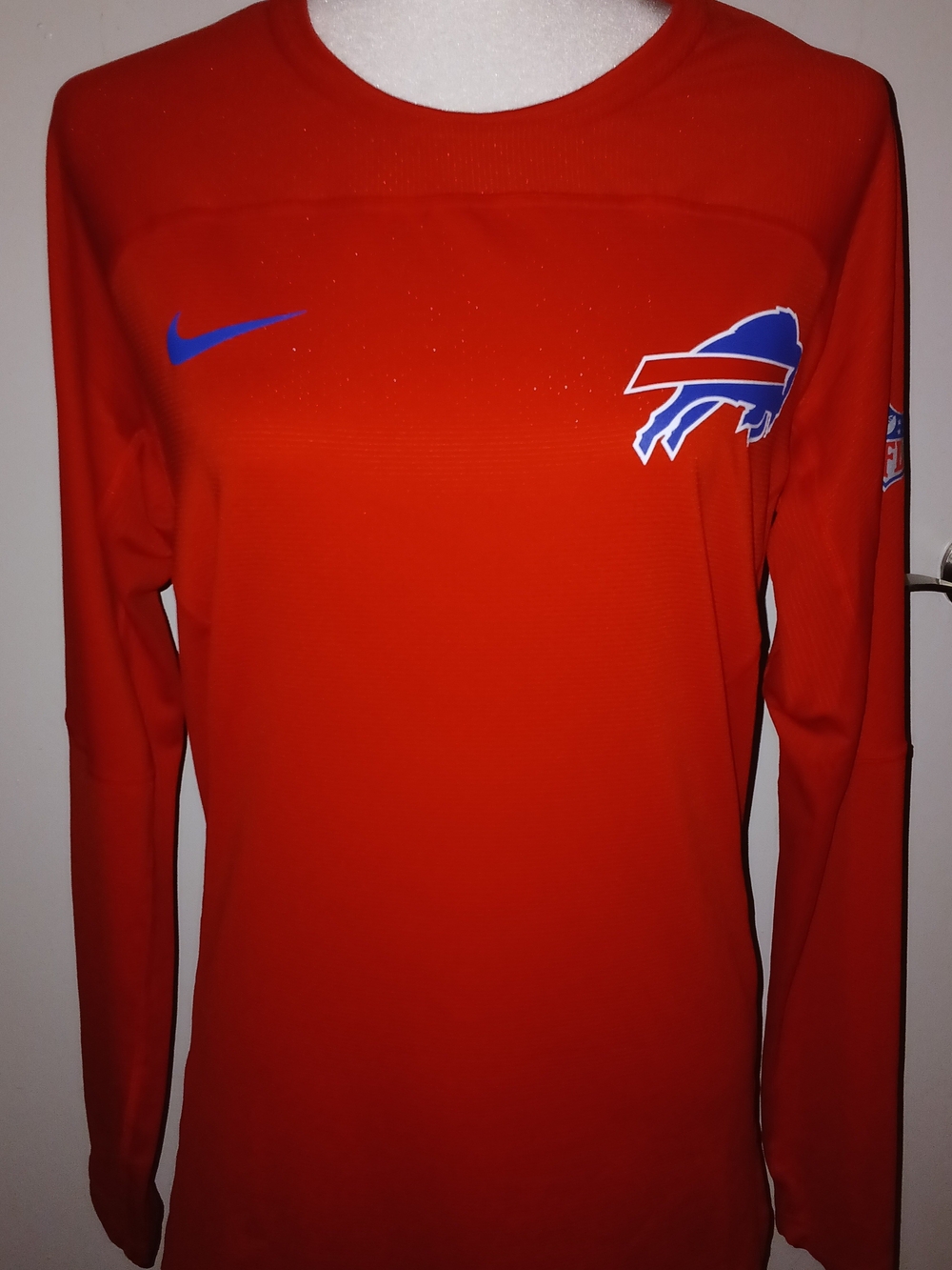 Nike Dri Fit Buffalo Bills Sideline On Field Apparel Womens Red Shirt XL 2018
